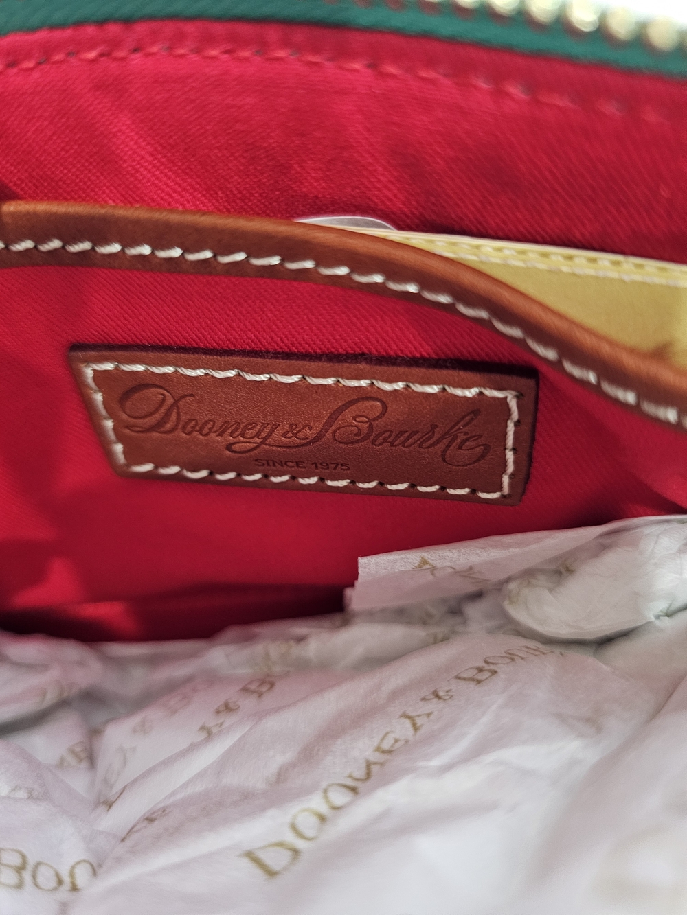 Dooney & Bourke Teal Signature Crossbody Bag w/ Dustbag RARE - Picture 8 of 9